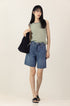 ELARA DENIM SHORTS [ 3 SIZES }